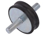 Atenuator de Vibrații M10 50mm 15mm Guma