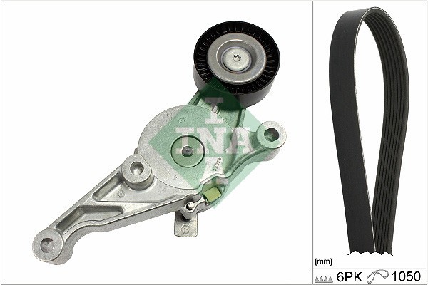 INA 529 0469 10 Set curea transmisie cu caneluri