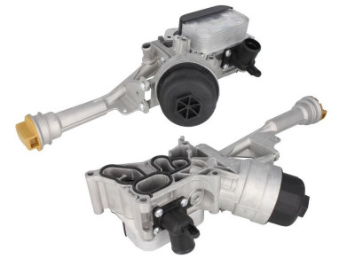 Radiator racire ulei motor, termoflot Alfa Romeo Mito (955), 10.2009-, motor 1.3 JTDm, 62/70 kw, 1.3 MultiJet, 59 kw, diesel, 73x114x30 mm, cu filtru foto