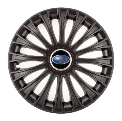 Set 4 capace roti pentru Subaru, model Dino Black, R16 foto