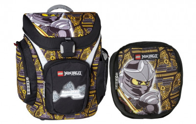 Ghiozdan Scoala Explorer + Sac Sport, Lego Core Line - Design Negru Ninjago Cole foto