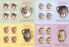 CERAMICA ROMANEASCA OALE SI CANI II,SET 4 BLOCURI,2007, Lp.1788a,MNH ** ROMANIA, Arta, Nestampilat