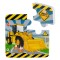 Radieră Puzzle, Vehicule de șantier, Unisex, Set 6 Bucăți, Multicolor