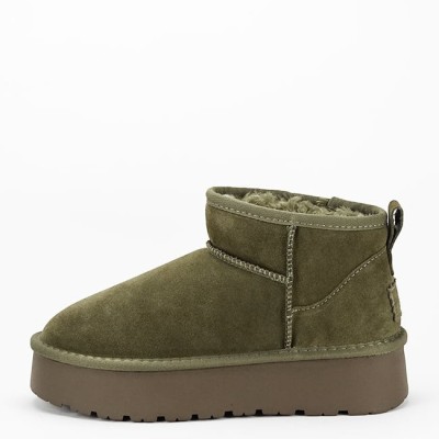 Ghete kaki din piele naturala JB1924 111 foto