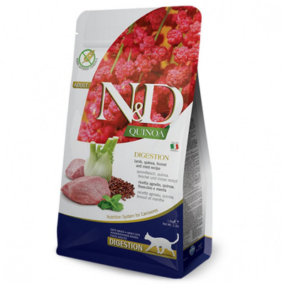 Farmina N&amp;amp;amp;D cat QUINOA (GF) adult digestion lamb 0,3 kg foto