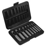 Set preducele Topex 3-12 mm, 9 piese pentru perforare lemn si plastic