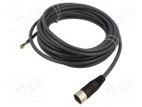 Conector M23 mamă 12 PIN cu cablu drept 8A IP67 LUMBERG AUTOMATION