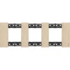 Rama ornament 3P metal Living Now auriu KA4802M3ZW, Bticino