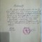 1948, Adeverinta scoala primară Tg. Podul Iloaei Iasi comunism Silionescu Marga