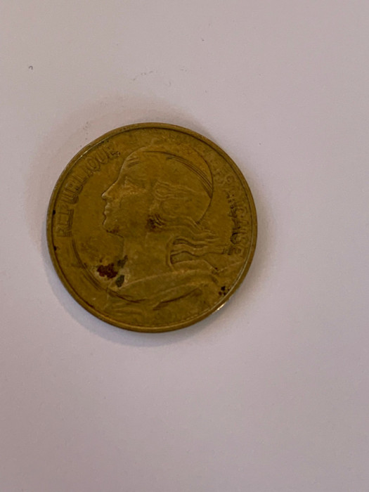 Moneda 10 CENTIMES - 10 CENTIMI - 1973 - Franta - KM 929 (102)