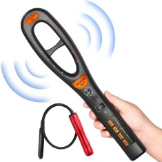 Detector profesional de microfoane GSM, Bluetooth si WiFi iUni RF007, detector unde magnetice si electromagnetice