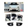 Capace Oglinda Batman Negru Fiat 500/500X (2007-2023) ALM - Tuning Auto Exterior