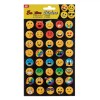 Set 40 Autocolante Emoji Multicolor, Stickere Decorative Laptop, Fereastra, Mobila, Design Vesel