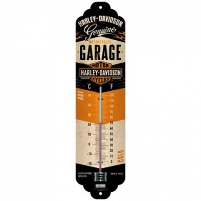 Termometru metalic - Harley Davidson Garage foto