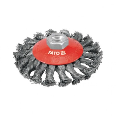 Perie rotunda pentru bormasina 100mm M14 Yato YT-4763 foto