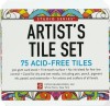 Studio Series Artist&#039;s Tile Set: White: 75 Acid-Free White Tiles