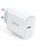 INCARCATOR retea Ugreen, &quot;CD127&quot; Quick Charge 30W, 1 x USB Type-C 5V/3A, alb &quot;70161&quot; (timbru verde 0.18 lei) - 6957303871612