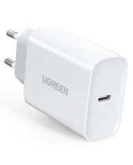 INCARCATOR retea Ugreen, &quot;CD127&quot; Quick Charge 30W, 1 x USB Type-C 5V/3A, alb &quot;70161&quot; (timbru verde 0.18 lei) - 6957303871612