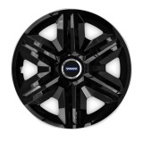 Cumpara ieftin Set 4 capace roti hubcaps fast black R16 pentru gama auto Volvo, Autohelix MSA