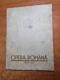 program opera romana stagiunea 1939-1940