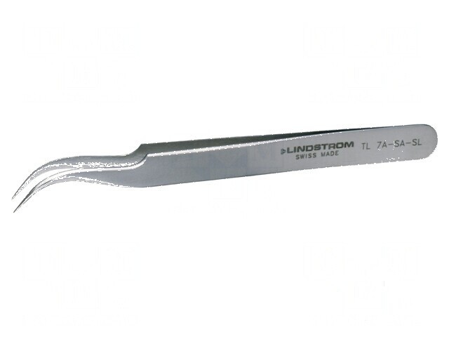 Pensetă cu v&acirc;rf curbat de 115mm