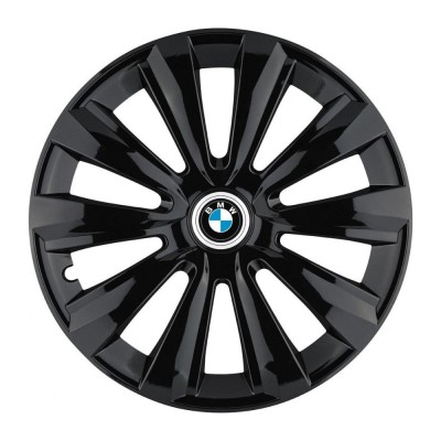 Set 4 Capace Roti, potrivite jantelor de R15, pentru BMW, model delta negru foto
