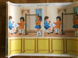 plansa pentru scoala gradinita copii elevi sa urzim fire pe gherghef afis romania editura didactica si pedagogica