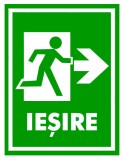 Semn pentru iesire cu directia dreapta
