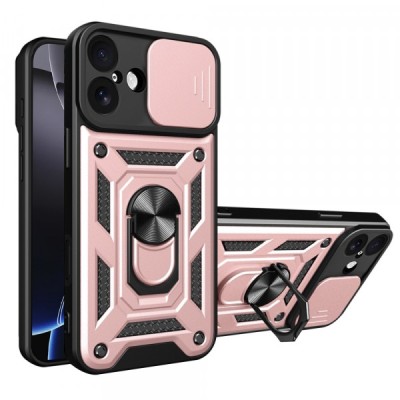 Husa pentru Apple iPhone 17, Techsuit, CamShield, Roz foto