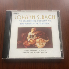 johann s. bach slovak chamber orchestra brandenburg concerts 1-3 cd disc muzica