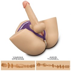 Masturbator Anus Streetgirls #17 cu Dildo Bendable, Natural, 5.86 kg