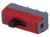Comutator Glisant Vertical ON-ON 2 Poz SPDT 0,01A/28VDC