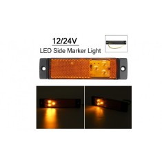 Lampa laterala LED Galbena 12-24V