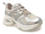 Cumpara ieftin Pantofi sport FLAVIA PASSINI argintii, 66988, din material textil
