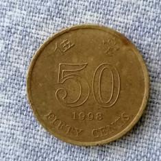 MONEDA - 50 cents 1998-HONG KONG