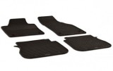 Covorase Auto Cauciuc VW Caddy 5 Locuri (2003-) Gri Carbon Umbrella - Set Complet Fata + Spate, Impermeabile, Bordura Inalta
