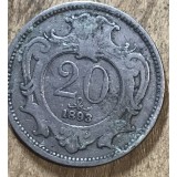 MNDSTR AUT201 - Austro-Ungaria - 20 heller 1893