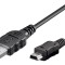Cablu mini USB B tata - USB 2.0 tata 1m negru