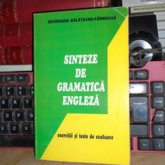 GEORGIANA GALATEANU-FARNOAGA - SINTEZE DE GRAMATICA ENGLEZA ~ 1995 *