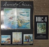 Afis-program si brosura expozitie Daniela Nica 1998