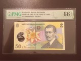 Romania 50 lei 2009 pick 120e grad 66 pmg