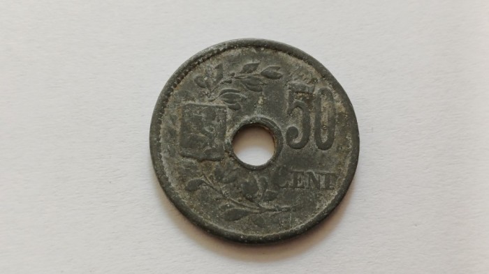 Belgia 50 Cent 1918