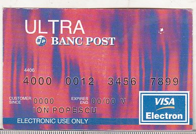bnk cld Calendar de buzunar 1999 - Banc Post Ultra foto