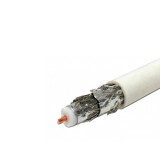 Cablu coaxial RG6 CCS 3ecr alb