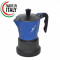 Espressor Top Moka Teflon Albastru 3 cesti