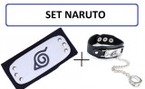 Cumpara ieftin Set 2 accesorii Naruto: Bandana +Bratara Naruto Anime Cosplay