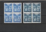 ROMANIA 1940 LP 137 INTELEGEREA BALCANICA BLOCURI DE 4 TIMBRE MNH