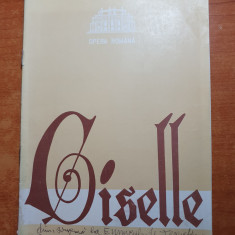 program opera romana 1983 - giselle de adolphe adam