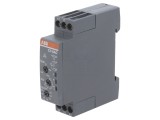 Timer SPDT 0,05-10min pentru șină DIN 24-240VAC/24-48VDC