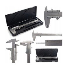 Subler mecanic inox 150 mm, precizie 0.2 mm, Kraft